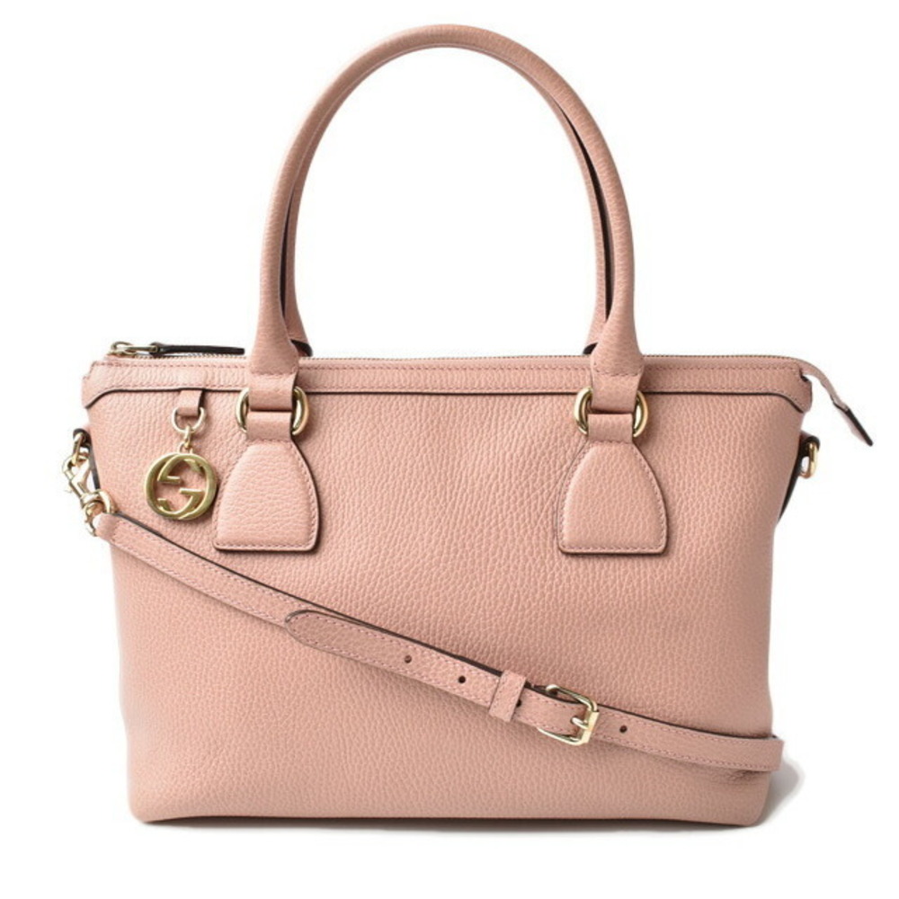 Gucci Handbag Interlocking Gg Pink - image 1